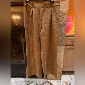 Women’s Wide Leg Brown Pants